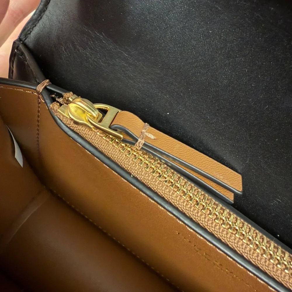 Tory Burch Black and Gold Crossbody Bag - Picture 6 of 12